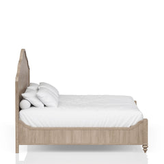 Elegant Design Panel Bed With Transitional Casual Design