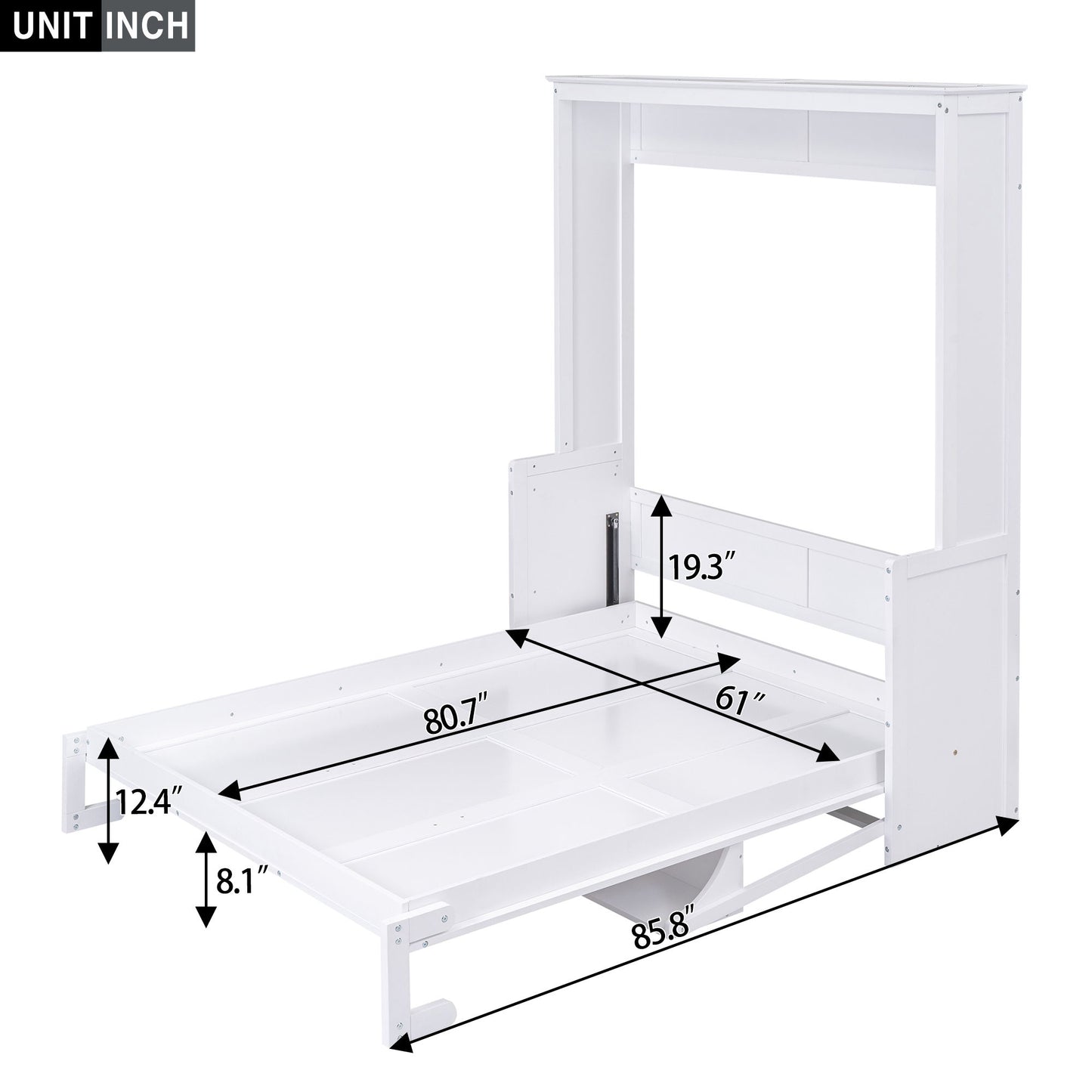 Murphy Bed With Shelf