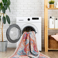 Maval - 6' X 9' Washable Area Rug - Cream