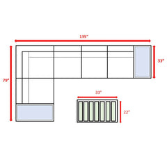 Sectional, Stylish Entertainment, Outdoor Living