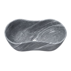 Bathroom Vessel Sink With Wavy Design