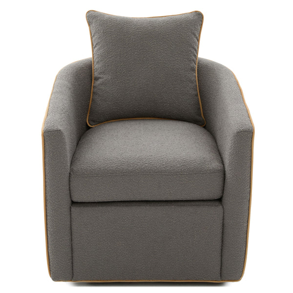 Swivel Accent Chair, Rotating Base, For Living Room