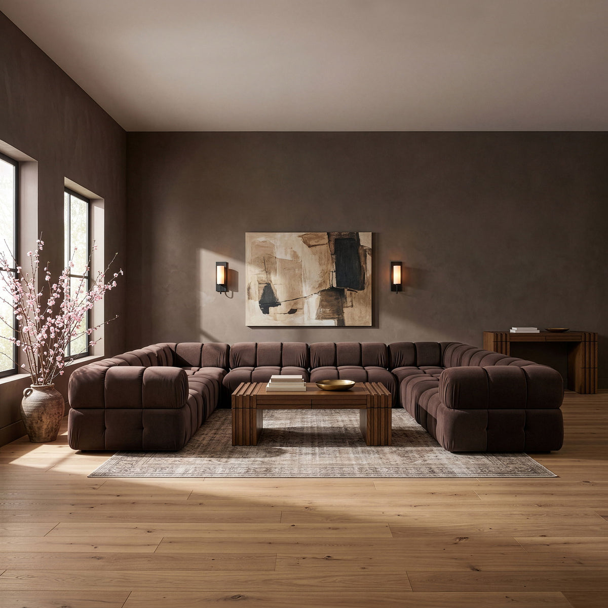 Orin - 8 Piece Modular Sectional (4 Modular Chairs, 4 Corner Chairs)