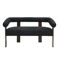 Modern Round Armrest Loveseat