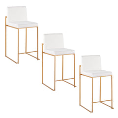 Fuji - Contemporary High Back Stylish Counter Stool