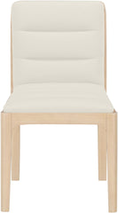 Ellis - Vegan Leather Upholstered Dining Chair (Set of 2) - Natural Base