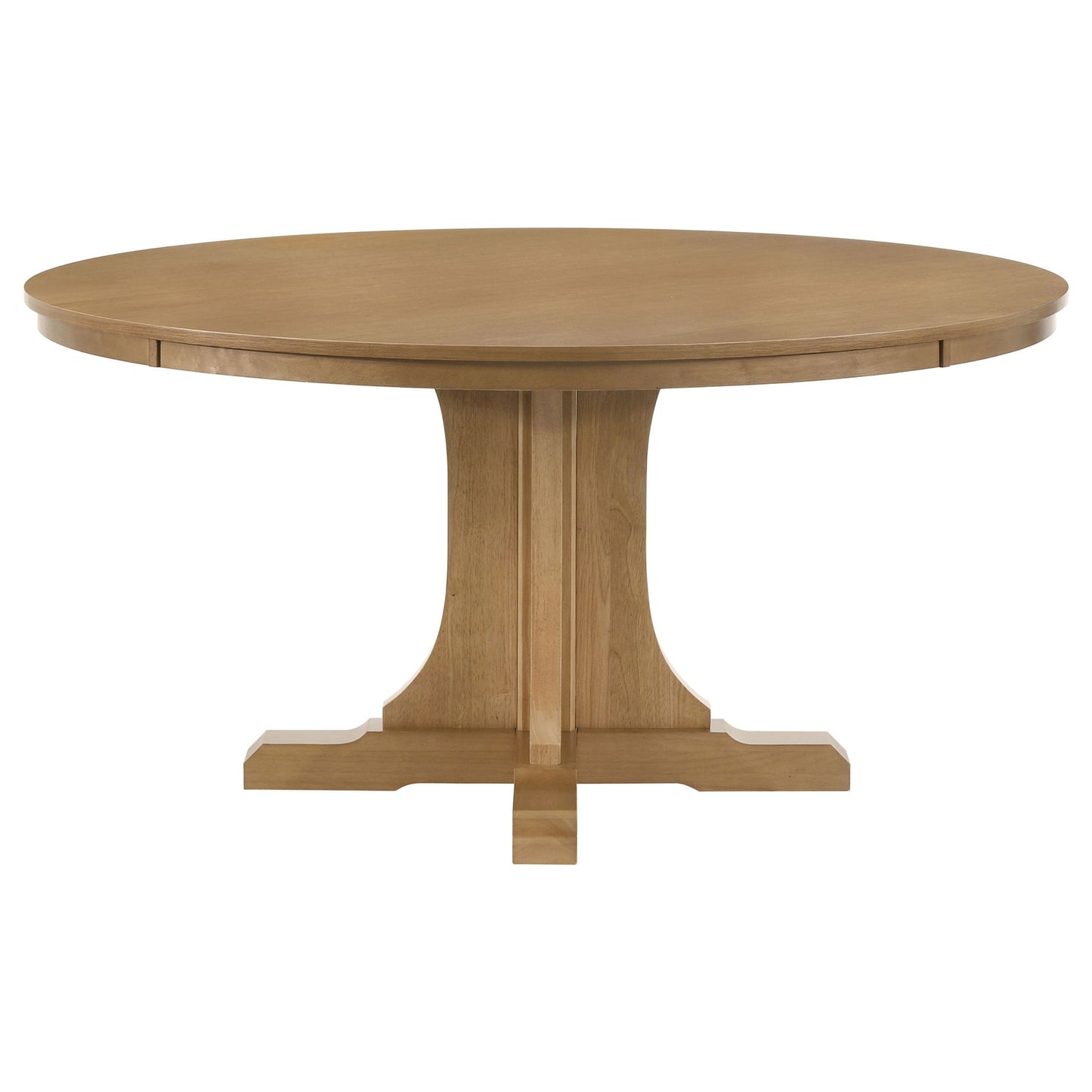 Auburn - Round Dining Table - Natural / Light Brown