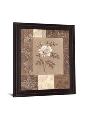 Sepia Rose Elegance - 28" x 34" Framed Wall Art