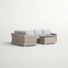 Stylish Sofa Seating Group With Cushions Perfect For Outdoor Gatherings