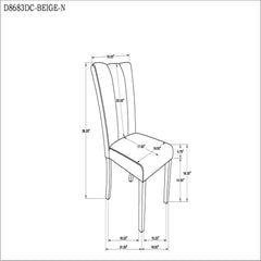 Stone - Dining Chair (Set of 2) - Beige