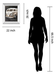 Let's Make Memories By Marla Rae - Mirror Framed Print Wall Art - Dark Gray