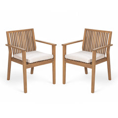 Patio Dining Chair, Comfortable Waterproof Seating (Set of 2)