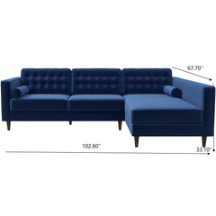 Christian - Mid-Century Modern Design Sectional Sofa