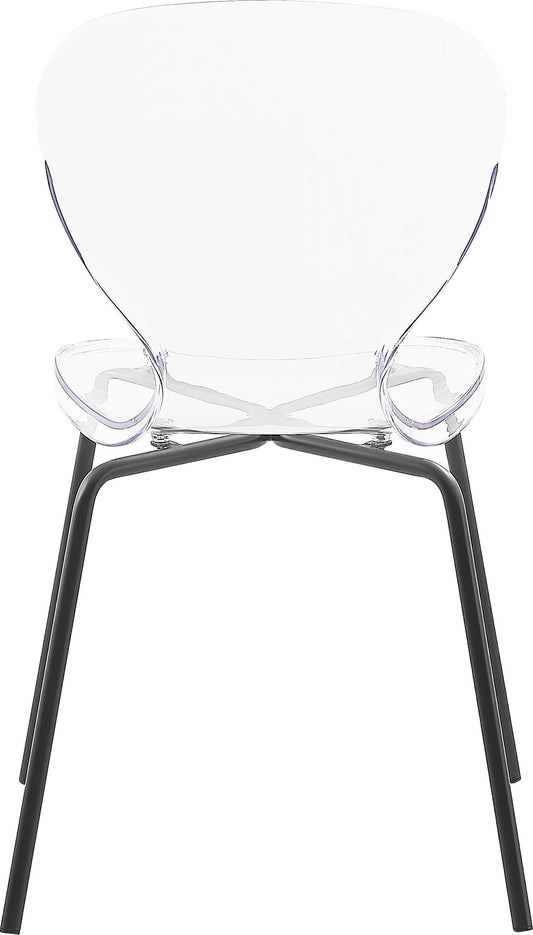 Clarion - Metal Dining Chair (Set of 2) - Matte Black