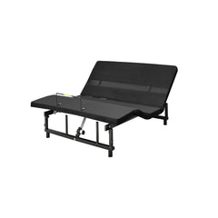 Adjustable Bed Base Frame Queen With Head And Foot Incline Wireless Remote - Antique Black
