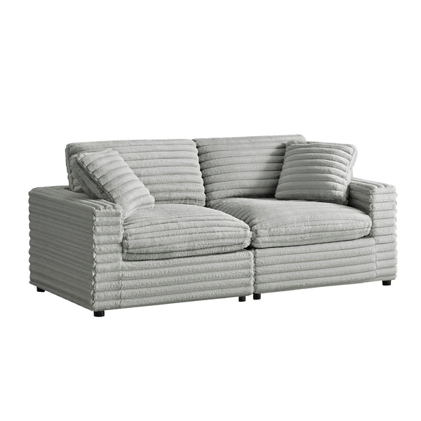 Jenny - 2 Piece Sofa Sectional - Gray