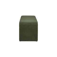 Modern Contemporary Boucle Waterfall Bench
