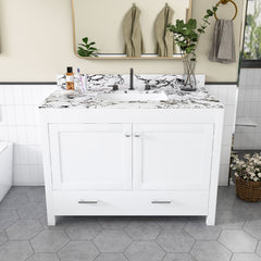 Bathroom Vanity With Storage - White