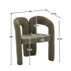 Coolmore Contemporary Designed Accent / Dining Chair With Armrests