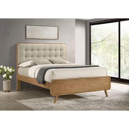 Winston - Platform Bed With Upholstered Headboard