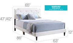 Button Tufted Bed Charming For Cozy Spaces
