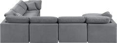 Indulge - Velvet 7 Piece Modular Sectional