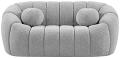Elijah - Boucle Fabric Loveseat