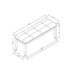 Oceanic - Dining Bench - Grey