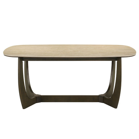 Davita - Dining Table With Ceramic Top - Walnut