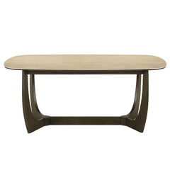 Davita - Dining Table With Ceramic Top - Walnut