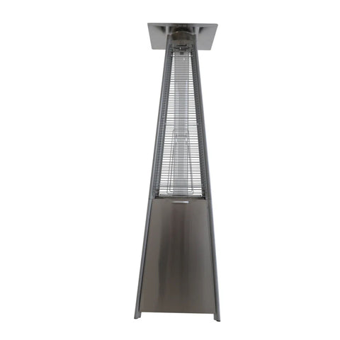 40, 000 Btu Propane Standing Patio Heater Stainless Steel