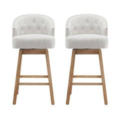 360 Degree Rotation Swivel Counter Stools (Set of 2)