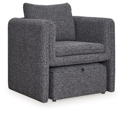 Vreni - Accent Chair - Charcoal / Black