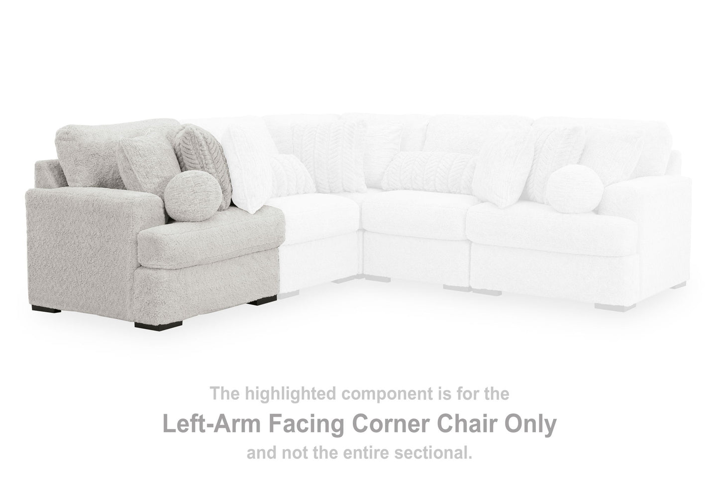 Cuddle Plush - LAF Corner Chair - Arctic