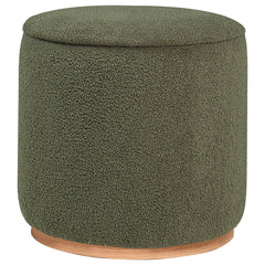 Keita - Upholstered Round Ottoman