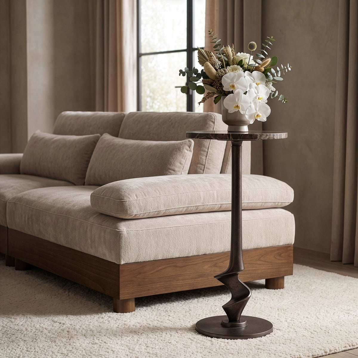 Oxira - Aluminum End / Side Table