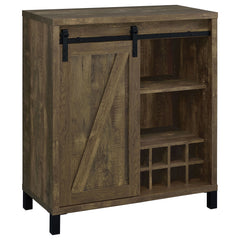 Arcata - Sliding Door Bar Cabinet - Oak