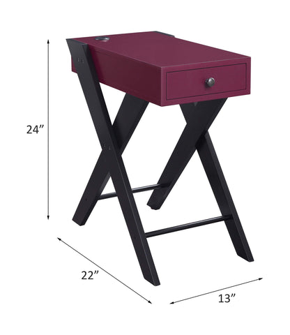 Fierce - Accent Table With Built In USB Port