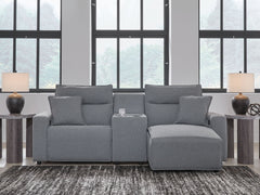 ModMax II - Salt And Pepper - Reclining Sectional