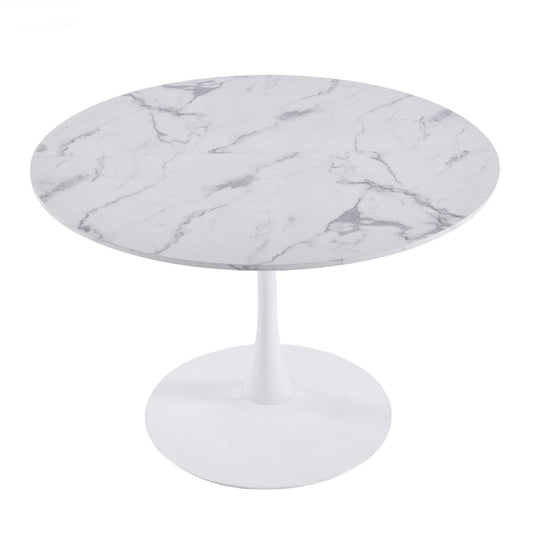 Round Tulip Table, Pedestal Design