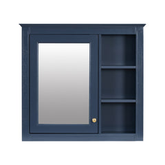 Wall Mounted Medicine Cabinet With Mirror And 3 Open Shelves