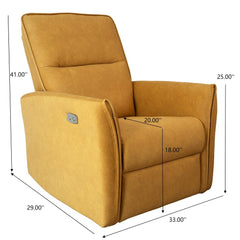 Asheville - Suede Recliner Chair