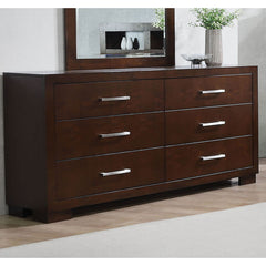 Polk - 6 Drawer Dresser - Cappuccino