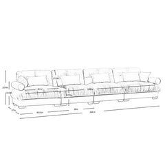 Super Comfort Oversized Modular Sectional Sofa