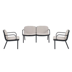 Luna - Outdoor Patio 3 Pieces Chat Set