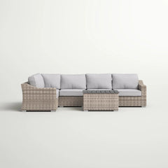 Stylish Sofa Seating Group With Cushions Perfect For Outdoor Gatherings