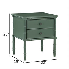 Emmett - 2 Drawer Nightstand