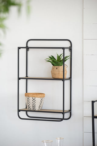 Wall Shelf - Black Brown