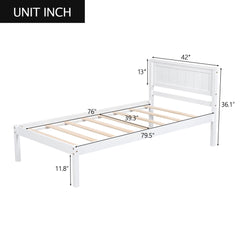 Platform Bed Frame With Headboard