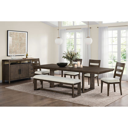 Trestle Dining Table With Leaf